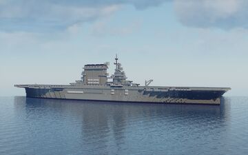 USS Lexington (CV-2) Lady Lex Minecraft Map & Project