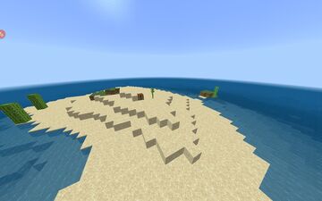 Survival island on one bamboo Minecraft Map & Project