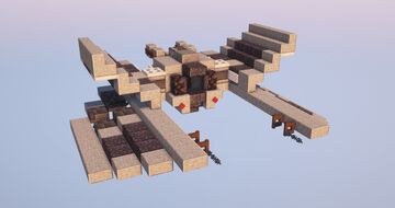 Star Wars the Old Republic: Sith Empire - Mark VI Supremacy Class Starfighter (1:1) Minecraft Map & Project