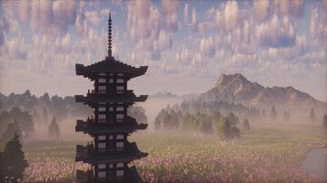 Japanes Pagoda Minecraft Map & Project