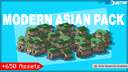 Modern Asian House Pack +650 Assets Minecraft Map & Project