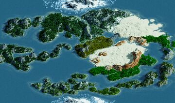 World Map Avatar - WorldPainter 6000x6000 [Download] Minecraft Map & Project