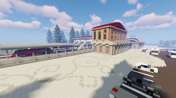 Modern Train Station Minecraft Map & Project