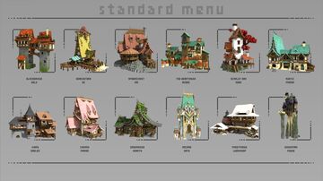 Medieval Colorful houses Minecraft Map & Project