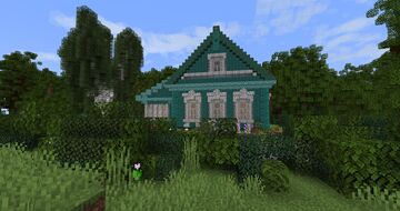 Русский сельский дом | Russian village house Minecraft Map & Project