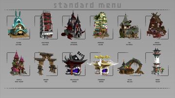 Fantasy houses Minecraft Map & Project