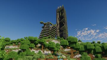Abandoned Skyscraper 🍃 Apocalypse Survival World Minecraft Map & Project