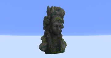Stone Tropical Statue of a Woman Minecraft Map & Project