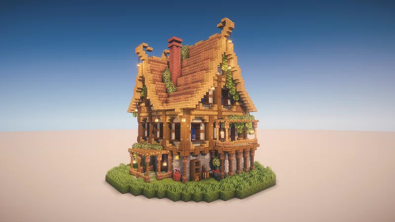 🏰 Medieval House | Download! Minecraft Map