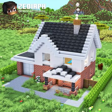 Modern American House Minecraft Map & Project