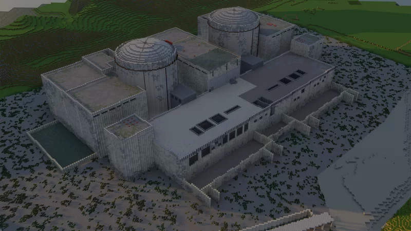Abandoned Nuclear Power Plant (Lemoniz) 🇪🇸 1:1 Minecraft Map