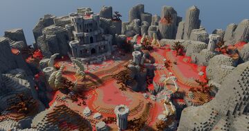 Crimson Valley - Boss Arena Minecraft Map & Project