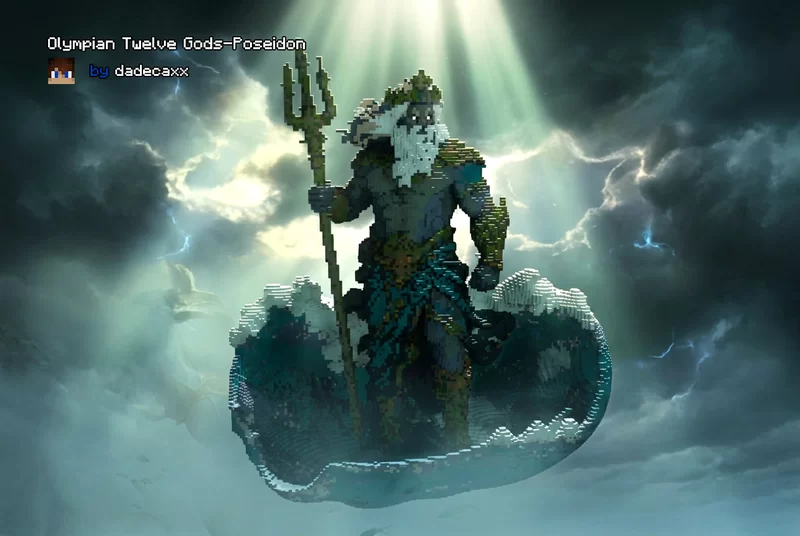 Olympian Twelve Gods Poseidon Minecraft Map