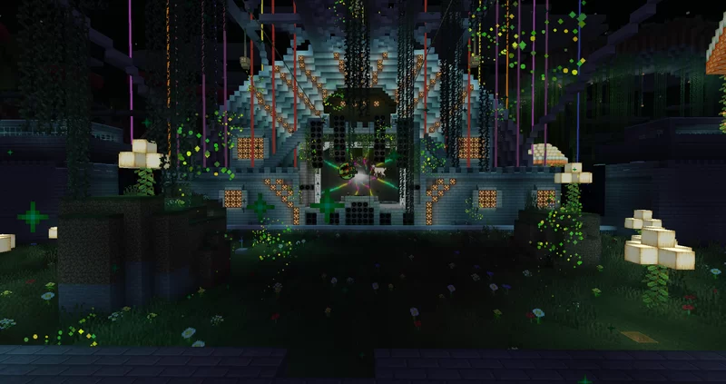 Burning Blocks Festival - MAINSTAGE Preview Minecraft Map