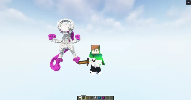 Minecraft Small Mewtwo Statue! Download Minecraft Map