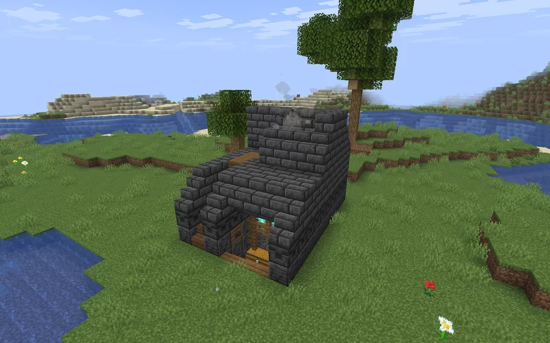 Semi-Automatic Renewable Oozing Slime Farm Minecraft Map
