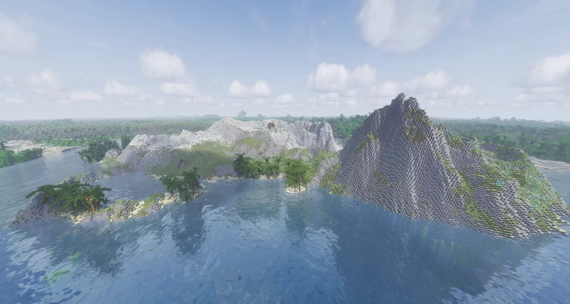 Small House on a Remote Island Minecraft Map