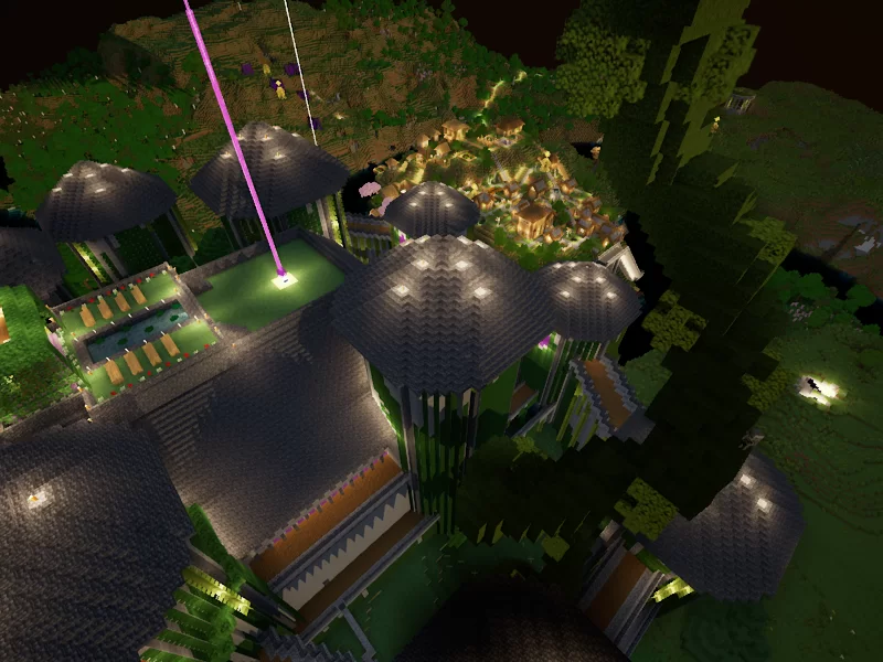 CASTLE AND JUNGLE CITY (SURVIVAL) MINECRAFT 1.21.1 Minecraft Map