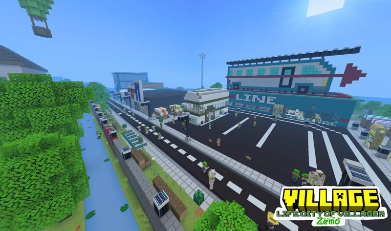 Village: Life City of Villager Zemo ♖🍃 | Version: 1.0.4 | Bedrock ...