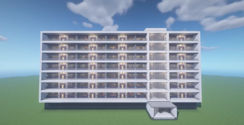 Modern Apartment Building II Minecraft Map