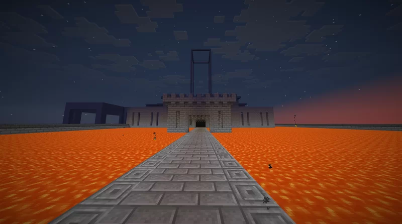 Lava Castle Minecraft Map