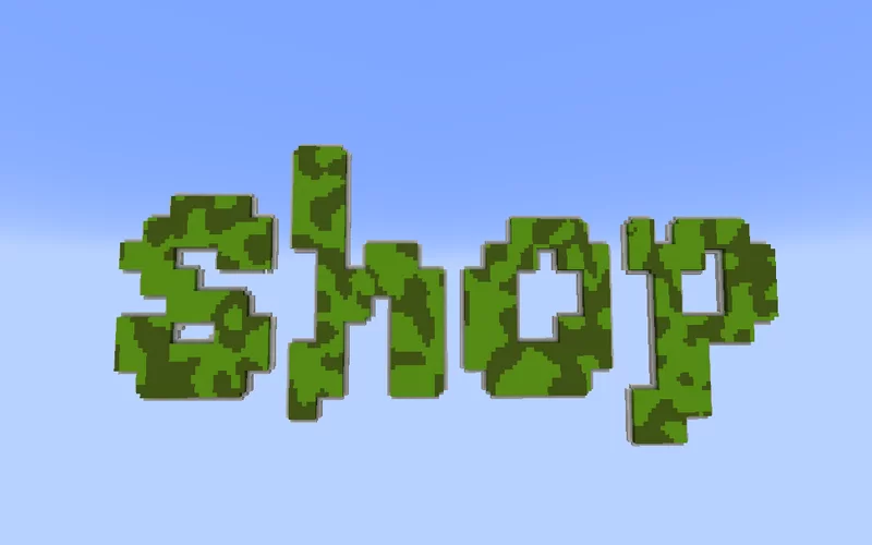Shop Text DOWNLOAD FREE Minecraft Map