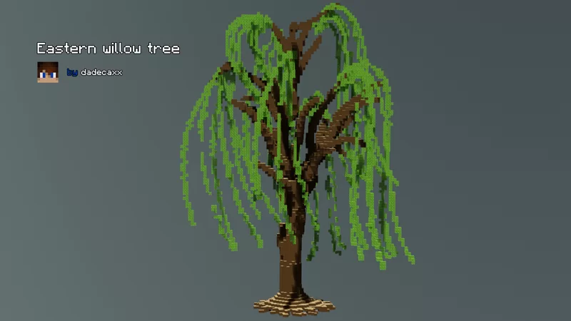Eastern willow tree Minecraft Map