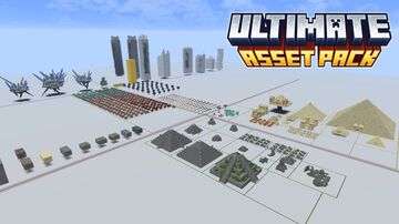 Ultimate Asset Pack 🔥 530+ Custom Assets (Dungeons, Temples, Houses, Ruins, Rocks, and more!) Minecraft Map & Project