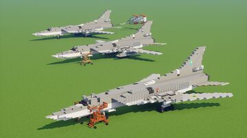 Tu-22M3 Bomber - Ukraine Minecraft Map & Project