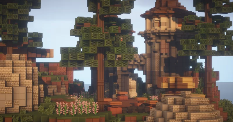 MLGRush Spawn | Waiting Lobby | Floating Island [1.8-1.21] Minecraft Map