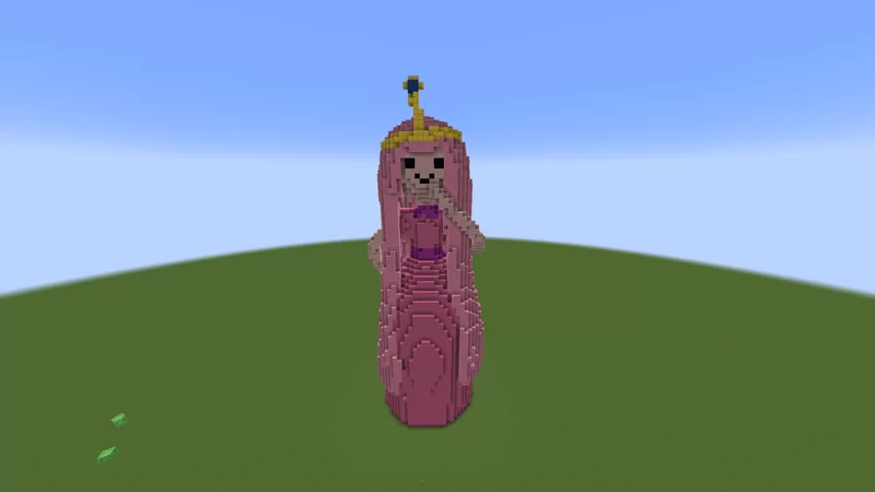 Princess Minecraft 2d Build Princess Bubblegum – Character Build (Minecraft Schematic) Minecraft Map