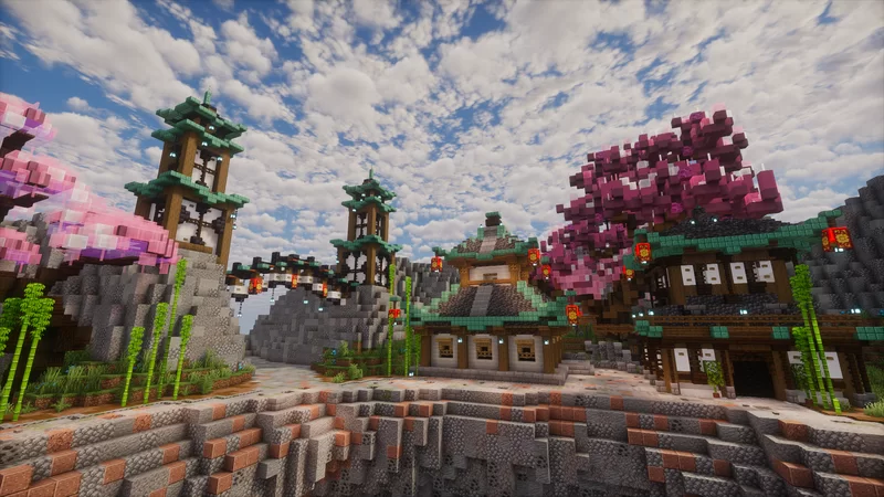 Japan Minecraft Map Japanese hub Minecraft Map