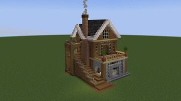 🏡❄️ Snowpine Cottage 🌲✨ Minecraft Map & Project