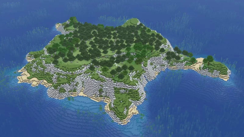 Custom Survival Island #3 🍃 Minecraft Map
