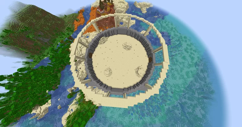 Desert arena Minecraft Map