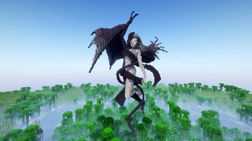 Minecraft Vouivre |SMT| Statue Free Schematic Minecraft Map & Project