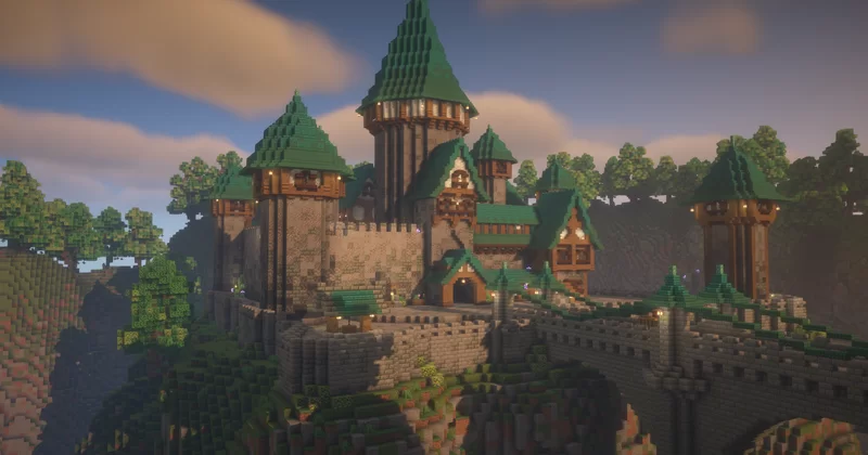FANTASY CASTLE FREE DOWNLOAD (FREE FOREVER) Minecraft Map