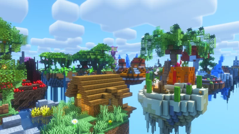 25 SkyBlock Starter Islands | Pack Minecraft Map