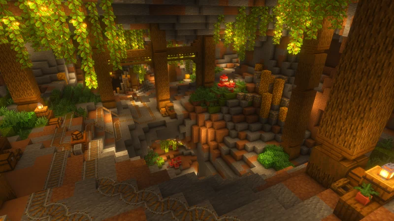 Gold Mine | 200x200 Minecraft Map