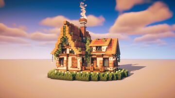 🏰 Medieval Cottage House – Download! Minecraft Map & Project