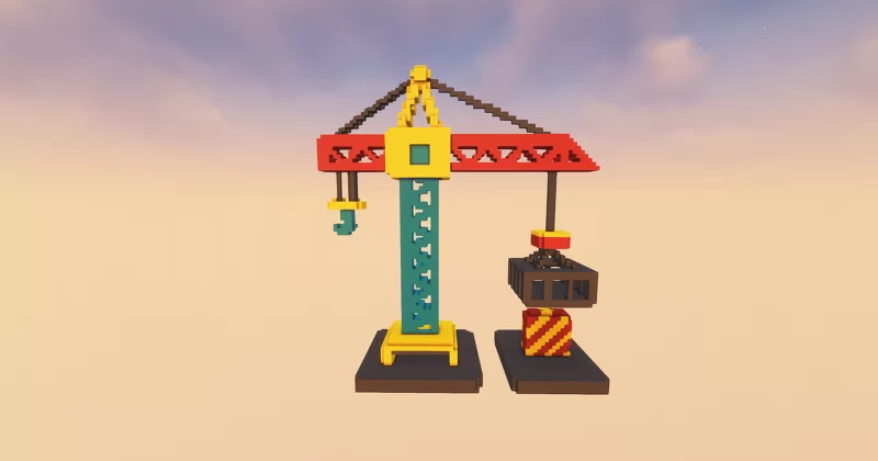 Minecraft Big Crane Statue! Download Minecraft Map