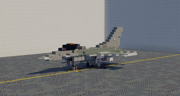 General Dynamics F-16A/B/C/D Fighting Falcon | 1.5:1 scale Minecraft Map & Project