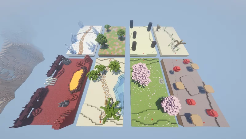 8x Duel Arena map Minecraft Map