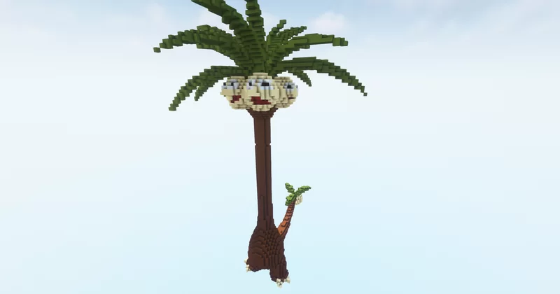 Exeggutor Minecraft Minecraft BABY Exeggutor Statue DOWNLOAD Minecraft Map