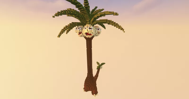 Exeggutor Minecraft Minecraft BABY Exeggutor Statue DOWNLOAD Minecraft Map