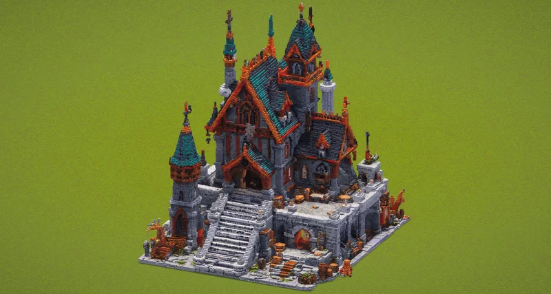 Big Medieval Castle Minecraft Map