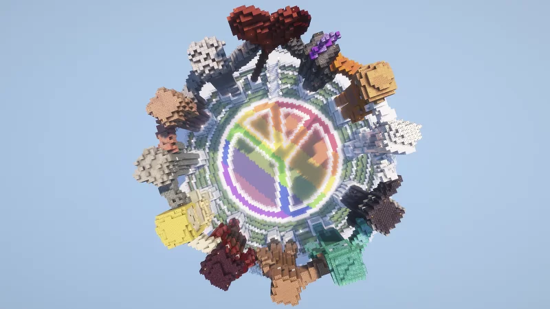 Statues of Unity - A dream of peace and harmony Minecraft Map