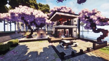 Modern Retreat II (Detailed - Schematic - Vanilla + RP) Minecraft Map & Project
