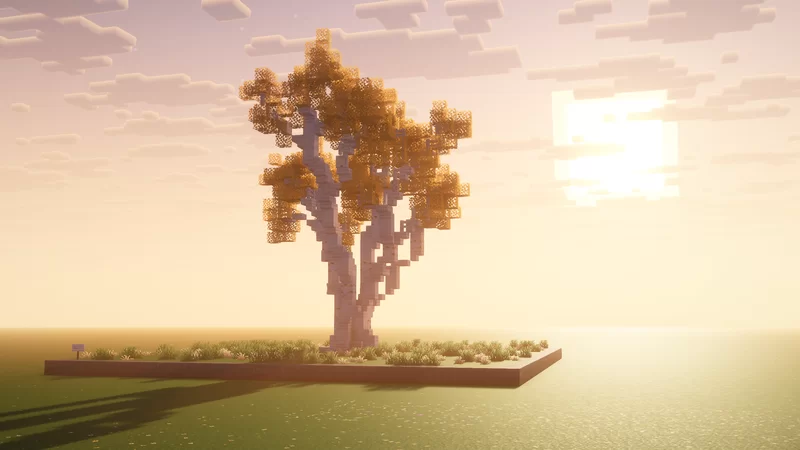 Aspen Tree - Populus tremula Minecraft Map