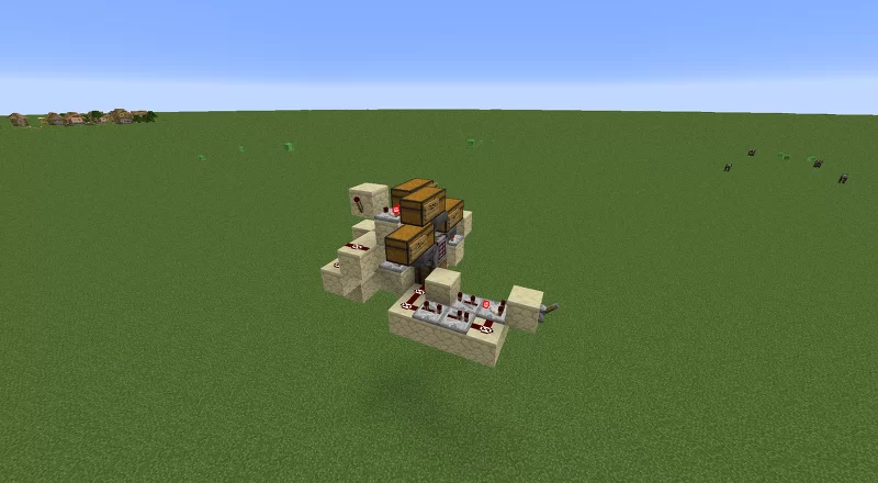 Fully Automatic Piston Crafter w/ Anti empty Minecraft Map